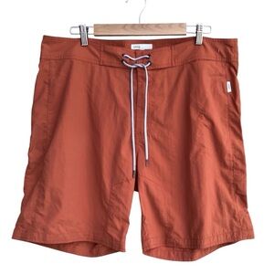 Onia Rust Swim Trunks Board Shorts